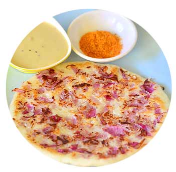 Onion Chilli Mysore Uttapam
