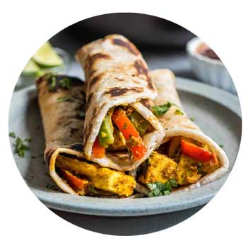 Paneer Tikka Roll